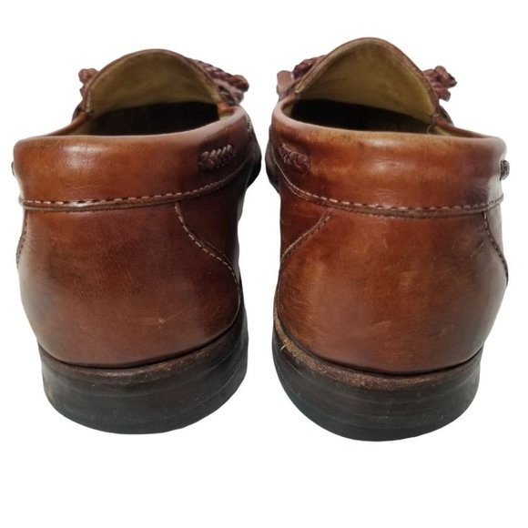 Allen Edmonds Mens 9.5D Brown Leather Woodstock Do - Picture 5 of 9